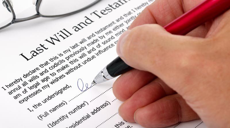 Wills legal assistance
